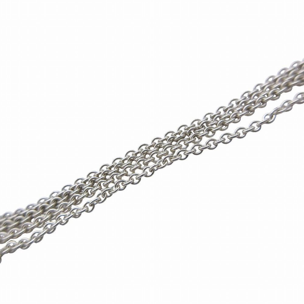 美品 スモール ティファニー ビーン ネックレス シルバー925 ビーンズ TIFFANY ティファニービーンズネックレスシルバー925