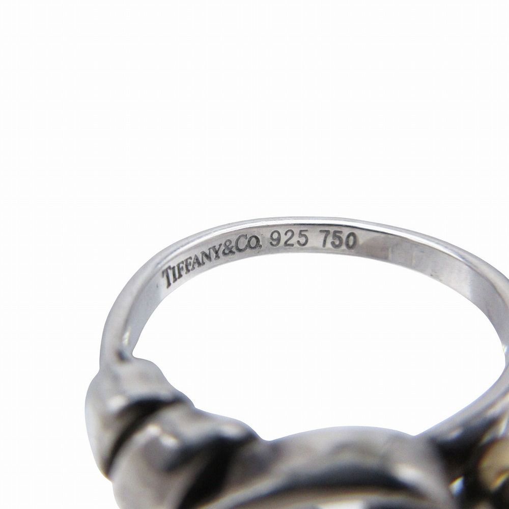 Tiffany&Co. ティファニー フラットワイヤーラブノット リング 指輪