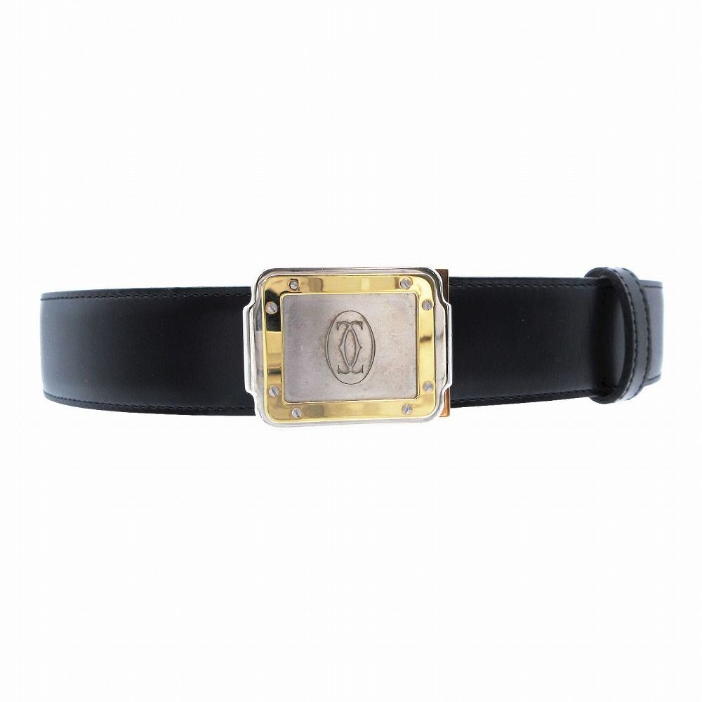 美品 Cartier カルティエ サントス マストライン バックル ベルト