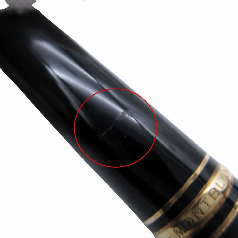 Montblanc モンブラン マイスターシュテュック K 14 585 万年筆 NO 146 筆記用具 ブラック ゴールド 折り紙 テープ