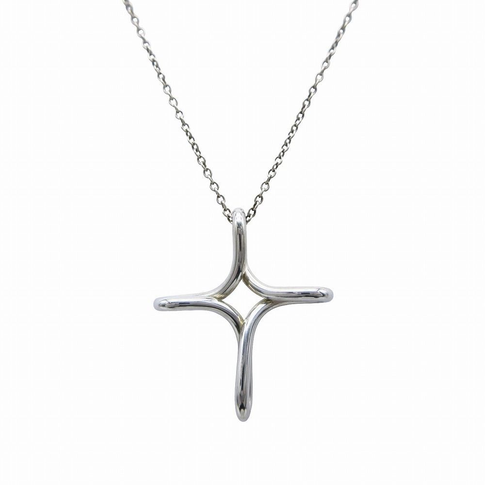 美品 Tiffany & Co. ティファニー Open Cross Infinity オープンクロス