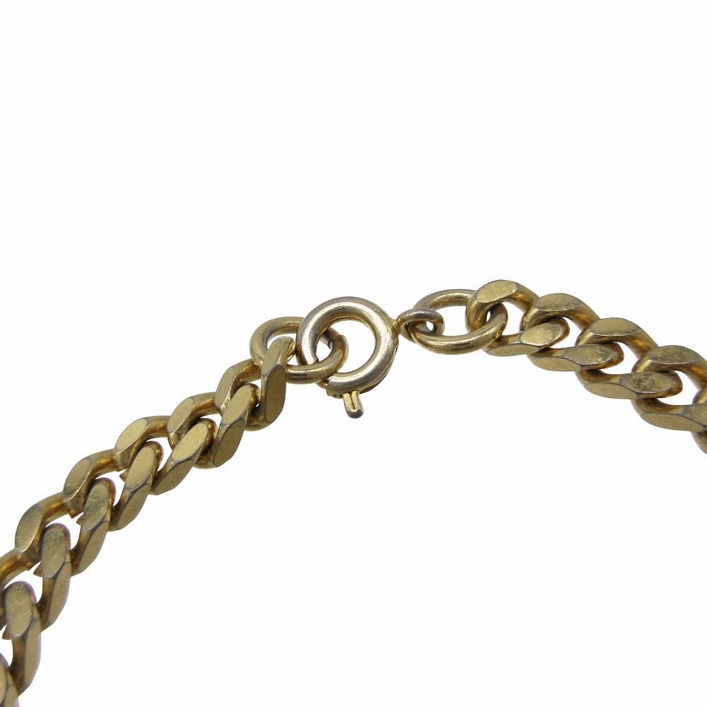 CELINE セリーヌ リバーシブル ロゴプレート トリオンフロゴ ゴールド