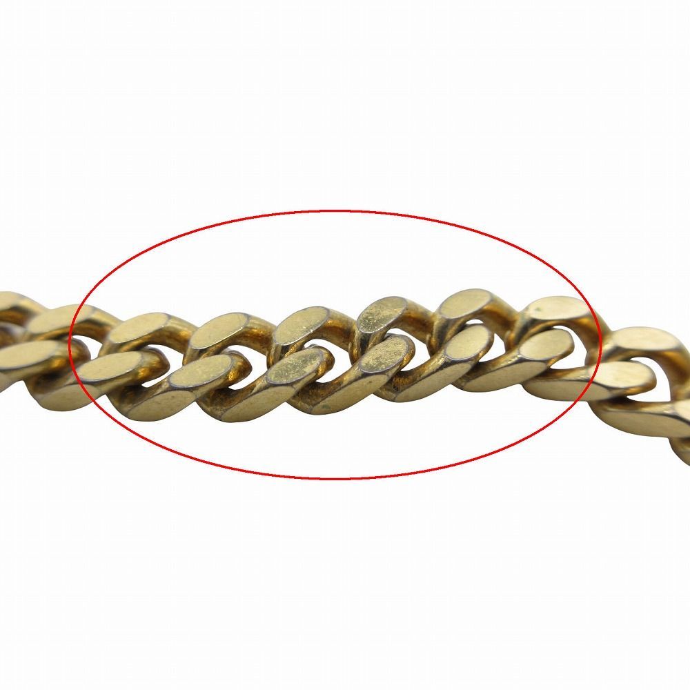 CELINE セリーヌ リバーシブル ロゴプレート トリオンフロゴ ゴールド