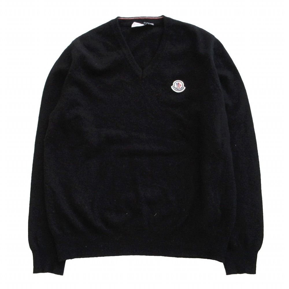 MONCLER モンクレール 120919138800 MAGLIONE TRICOT SCOLLO A V ロゴ