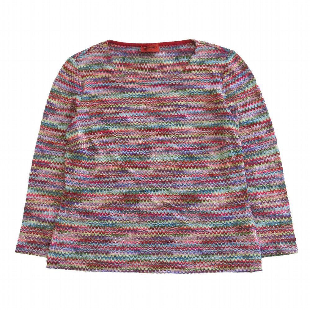 MISSONI ミッソーニ 総柄 ラメ入り ニット セーター 長袖 トップス