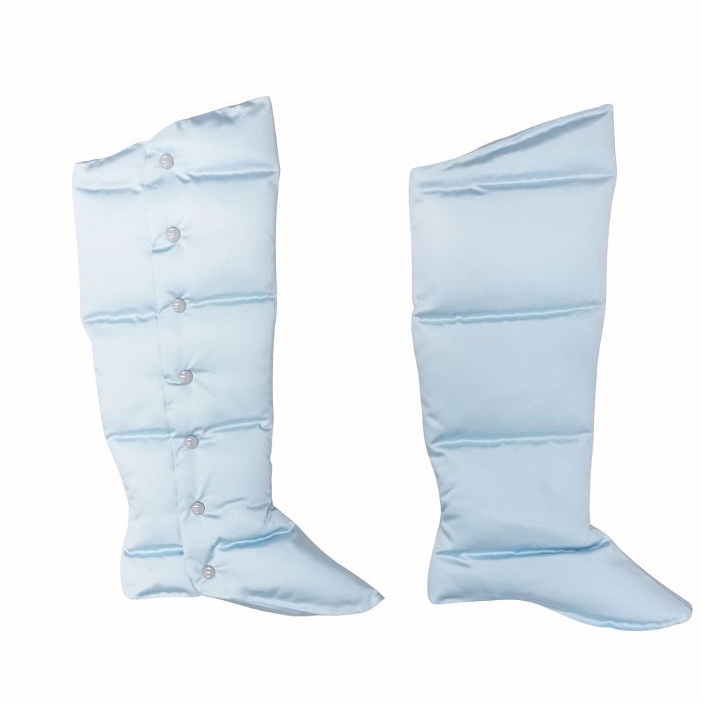  ♥品 21 sa フミカウチダ FUMIKA UCHIDA PADDING LEG COVERS SAX ダウン レッグウォーマー カバー ブルー レディース レッグウォーマー レッグウェア