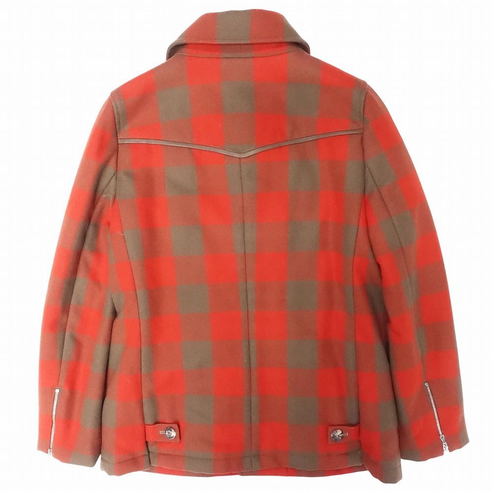 美品 A.P.C. アーペーセー ポーランド製 チェック ウール ジャケット