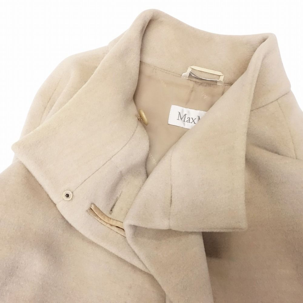 Max Mara マックスマーラ 白タグ カシミヤブレンド ロング コート