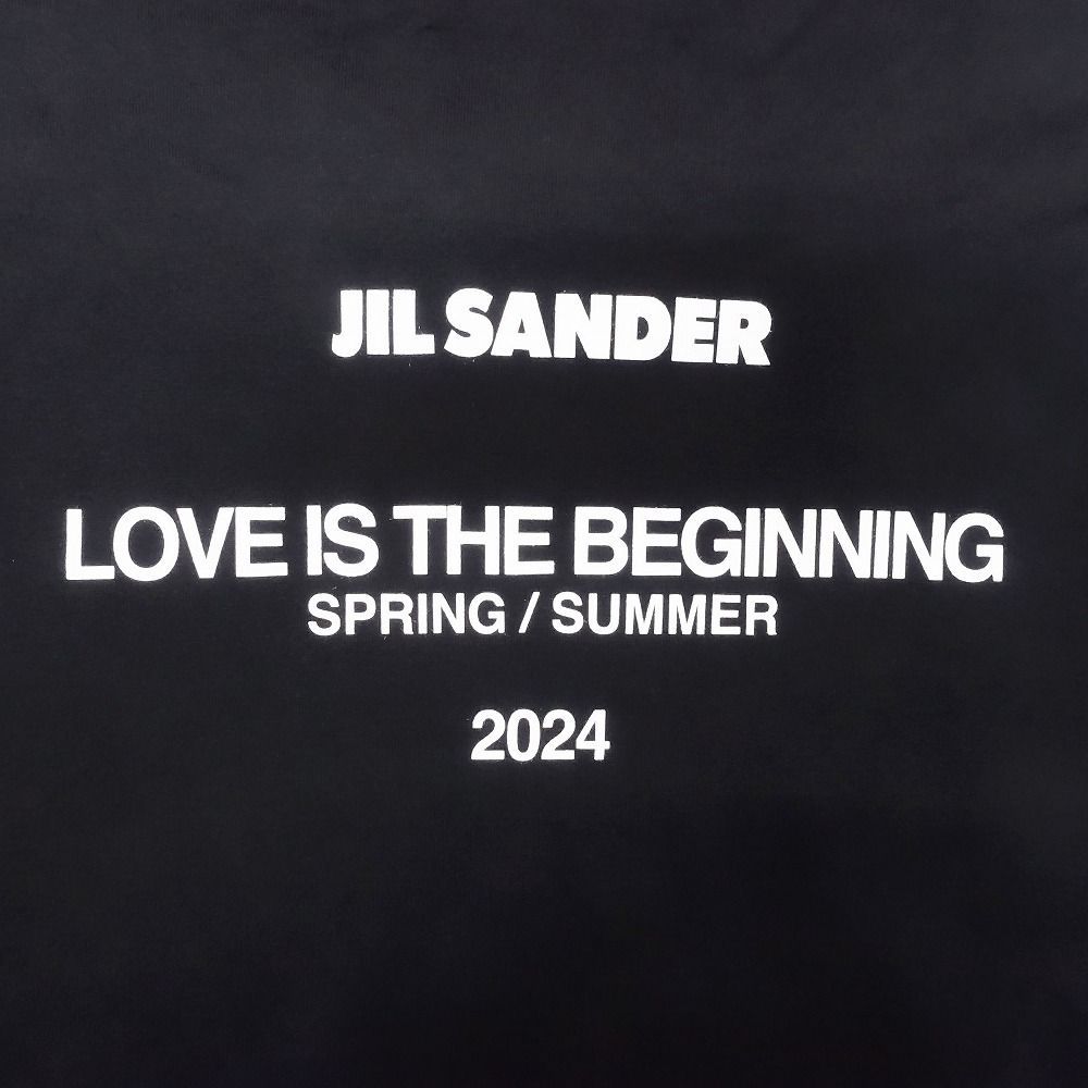 美品 24ss JIL SANDER ジルサンダー ロゴ Tシャツ ロンT カットソー