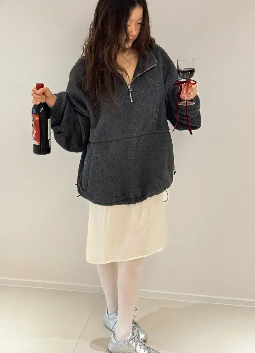 ロンドンフラット フリース ハーフ ジップアップ ジョガーパンツ 星 別途