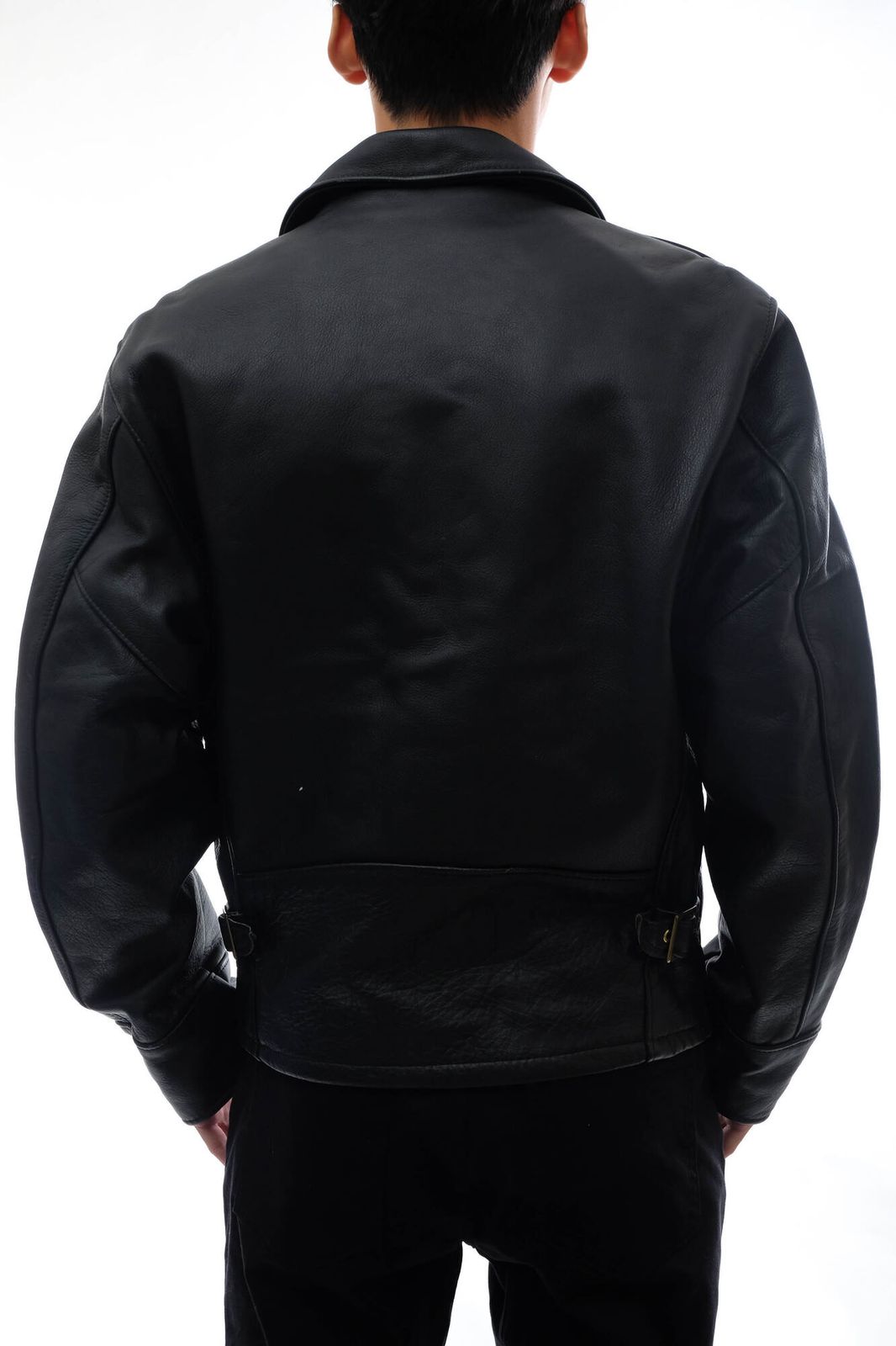 Schott」シングルライダースジャケット裏地ウール 米国製】schott