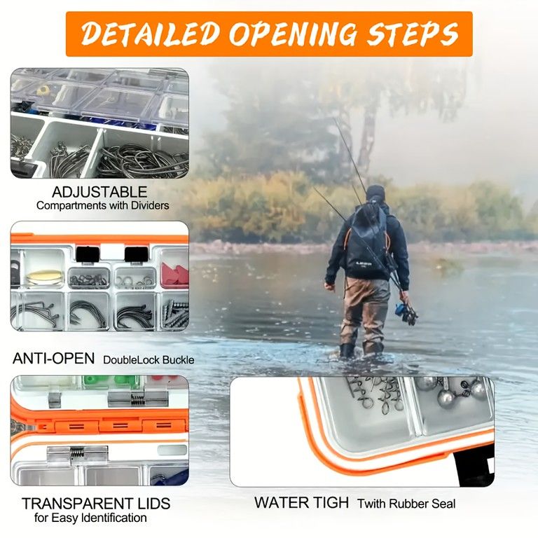 釣りをもっと手軽に】釣り具セット フック/ビーズ/ウェイト/コネクター