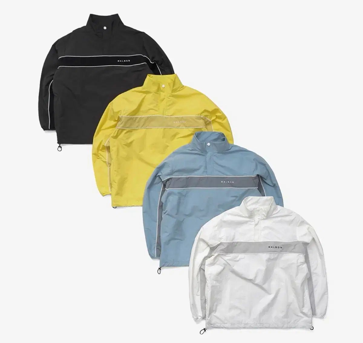 マルボンゴルフ Anorak アノラック ウィンドブレーカー ジャケット L イェロー