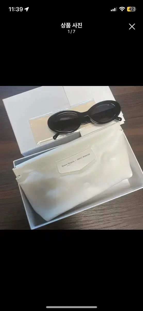 メゾンマルジェラ GENTLE MONSTER ジェントルモンスター サングラス ブラック