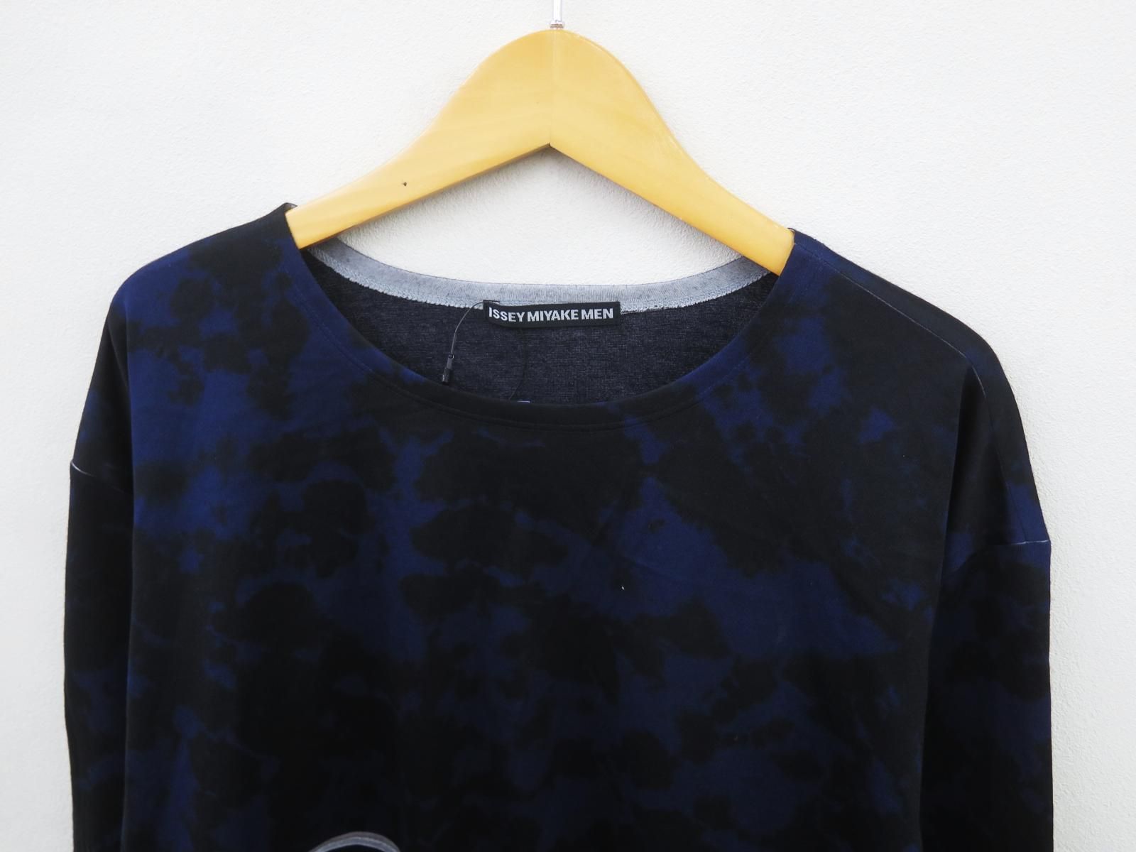 ISSEY MIYAKE MEN 長袖カットソー ブラック カモフラージュ柄 ISSEY MIYAKE MEN 長袖カットソー ブラック カモフラージュ柄 ISSEY