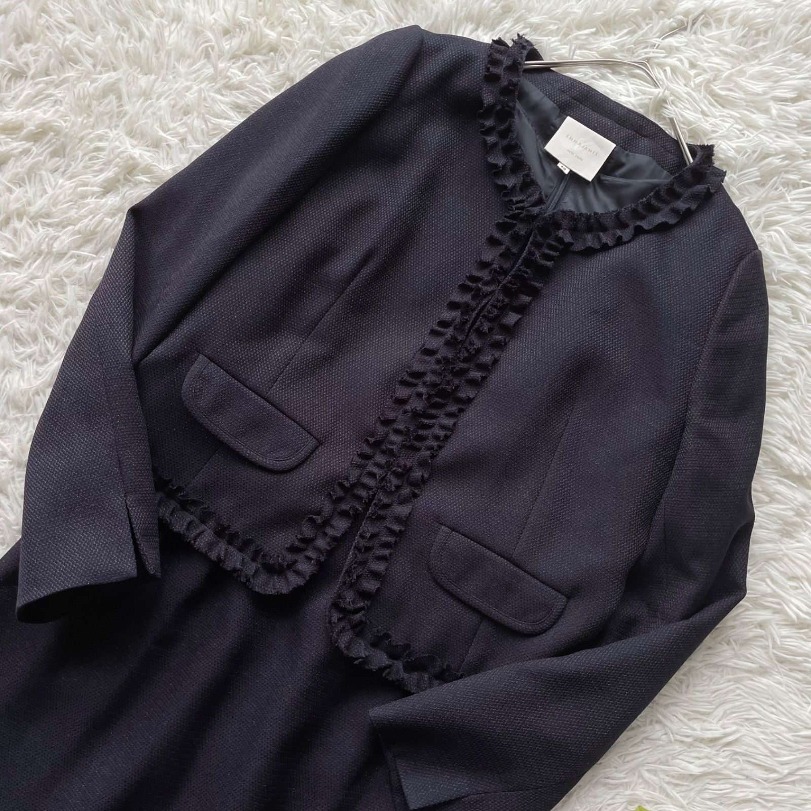 EMMAJAMES エマジェイムス ラメツイードセットアップ セレモニースーツ