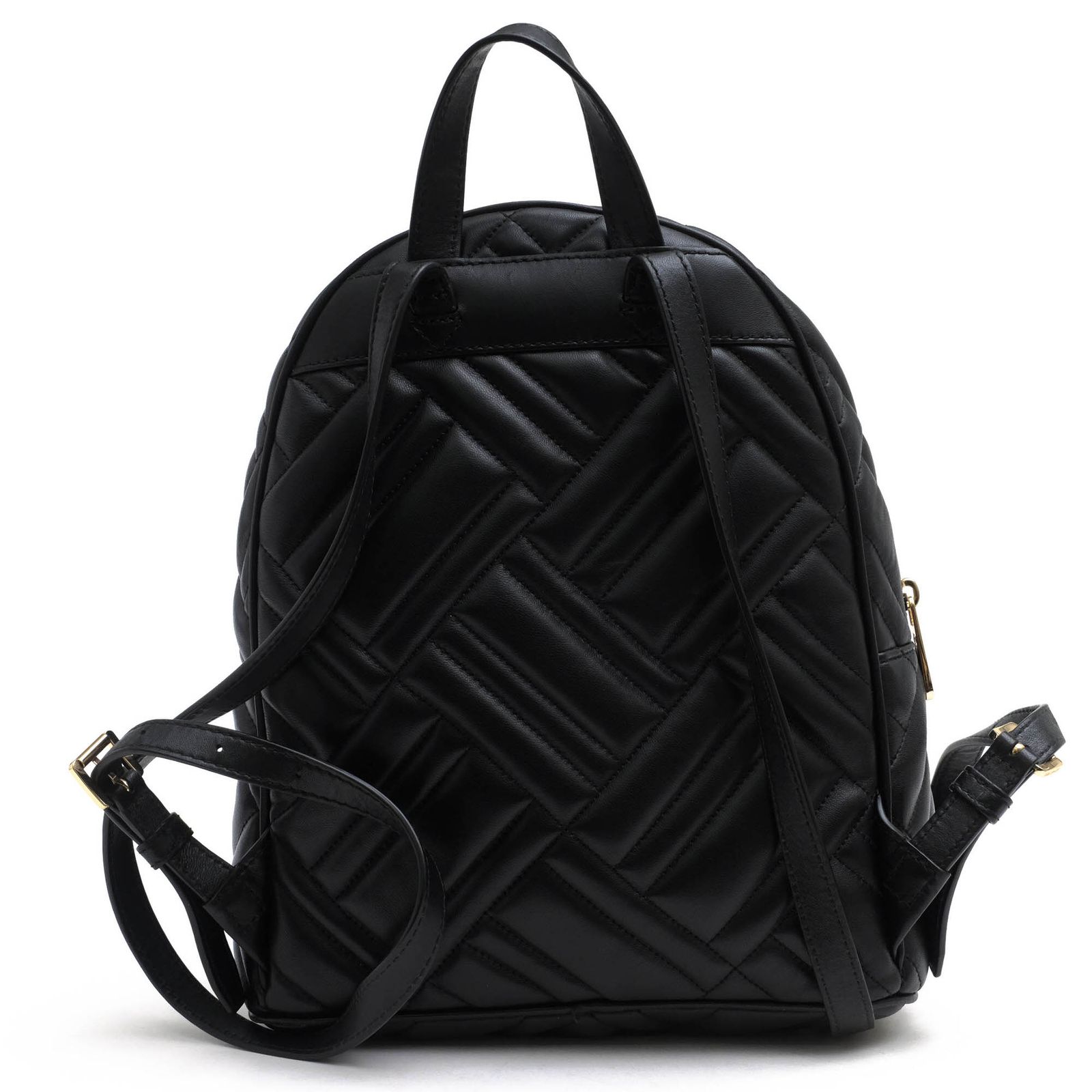 Michael Kors Abbey Leather Backpack Black Women display picture 2