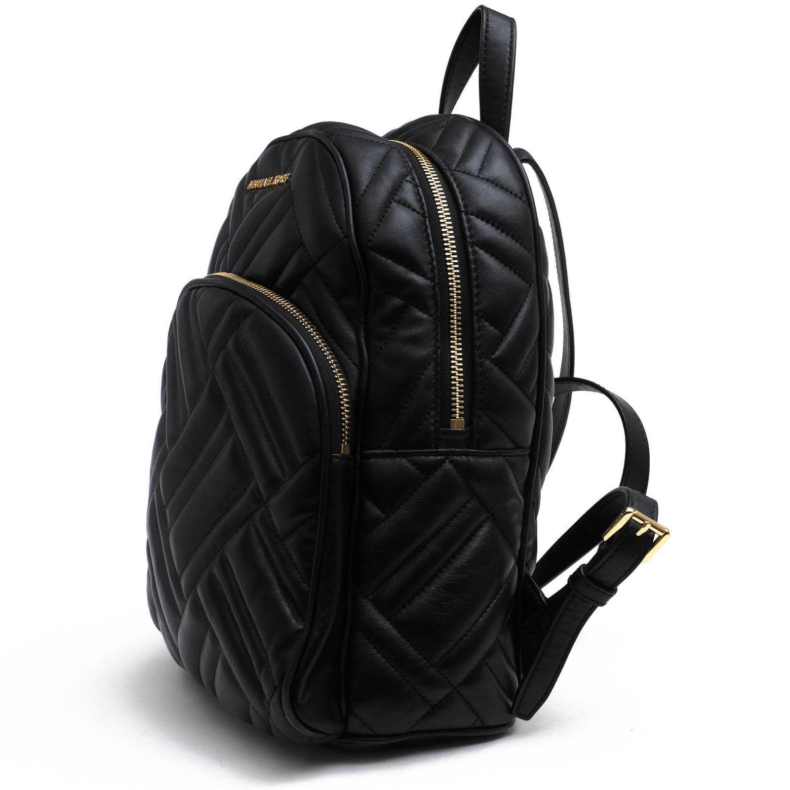 Michael Kors Abbey Leather Backpack Black Women display picture 1