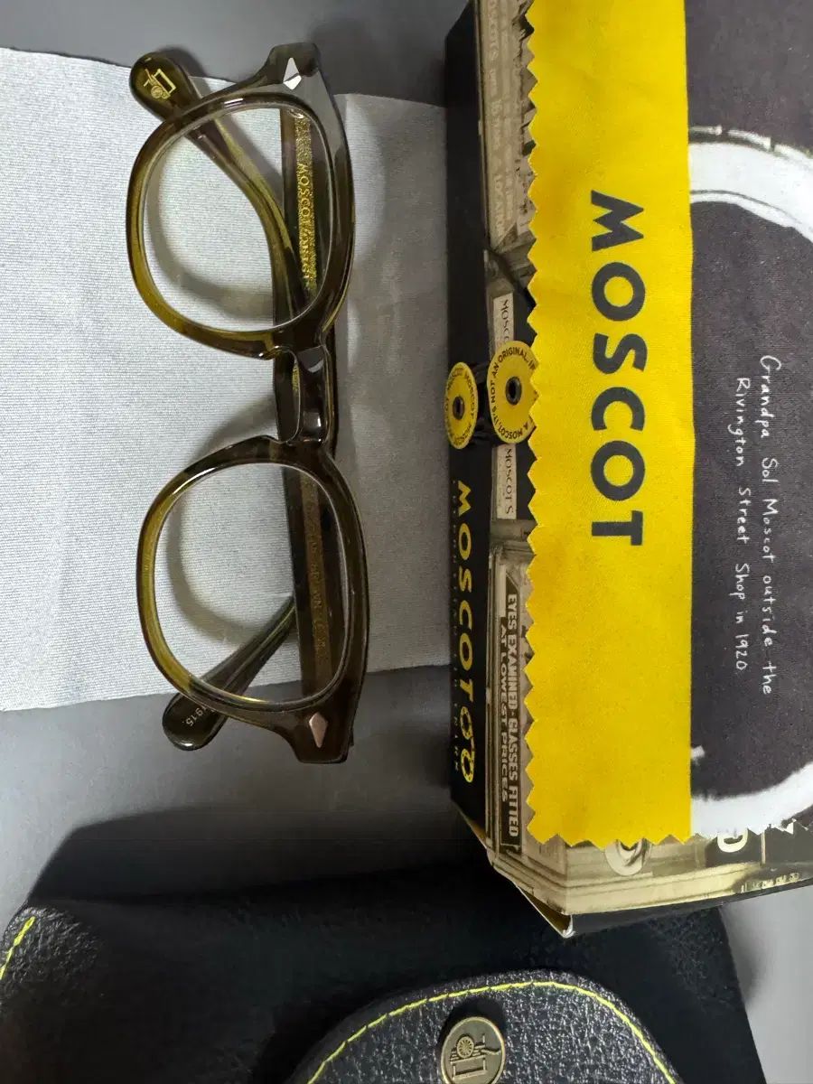 MOSCOT モスコット レムトッシュ オリーブブラウン 46