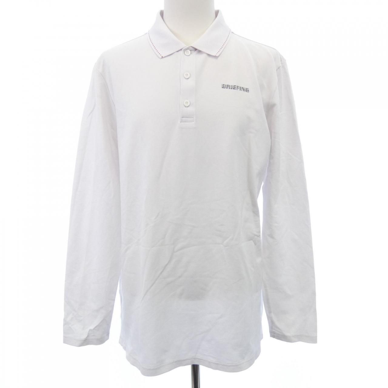 BRIEFING ポロシャツ ホワイト ブリーフィング（BRIEFING）（メンズ）ゴルフウェア 吸水速乾 TOUR