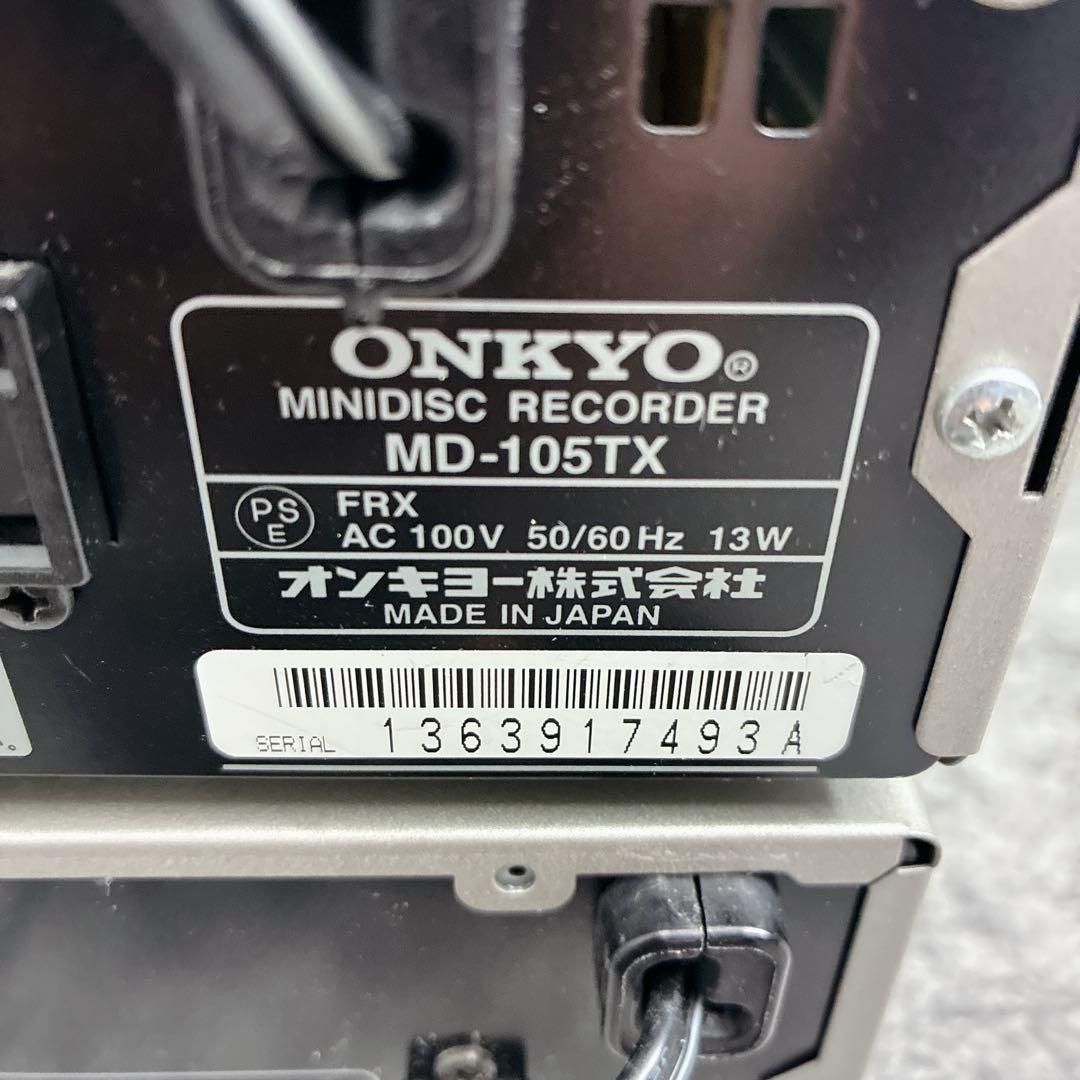 ジャンク ONKYO MD-105TX C-705TX 通電確認のみ - メルカリ