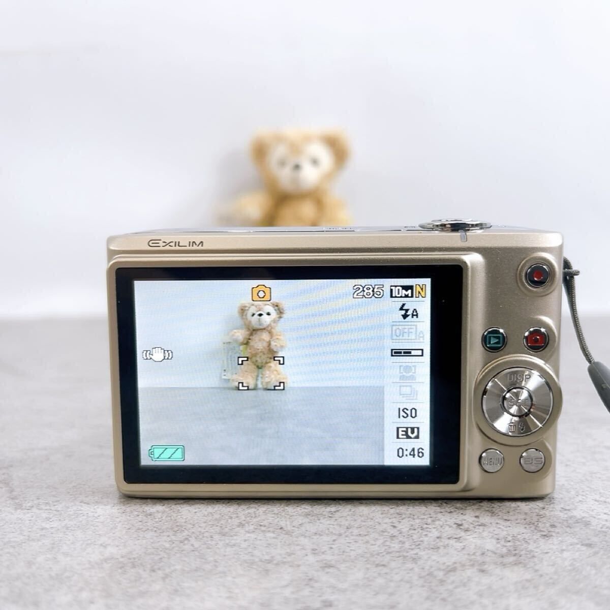 H-441 CASIO EXILIM EX-Z200 ゴールド 動作品 コンパクトデジタル