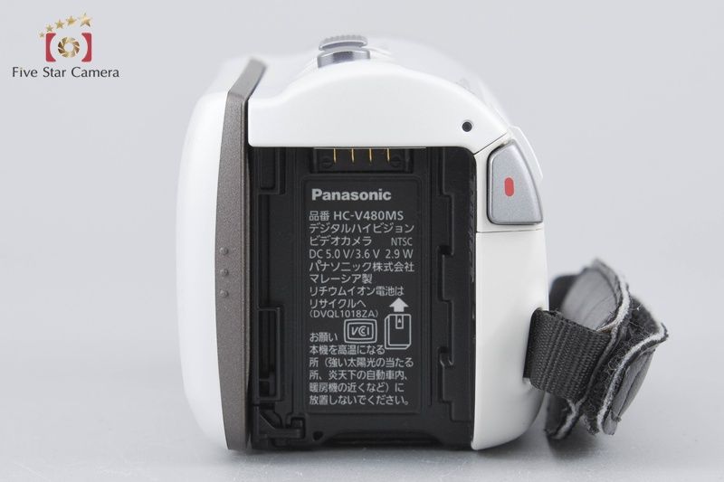 パナソニック  HC-V480MS-W ホワイト ビデオカメラ 中古品 楽天市場】パナソニック Panasonic HC-V480MS-W ホワイト デジタル