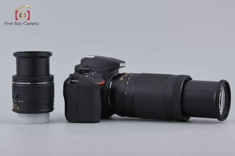  Nikon ニコン D 3500 ダブルズームキット シャッター回数僅少 元 き デジタル一眼レフカメラ デジタル一眼レフ デジタルカメラ