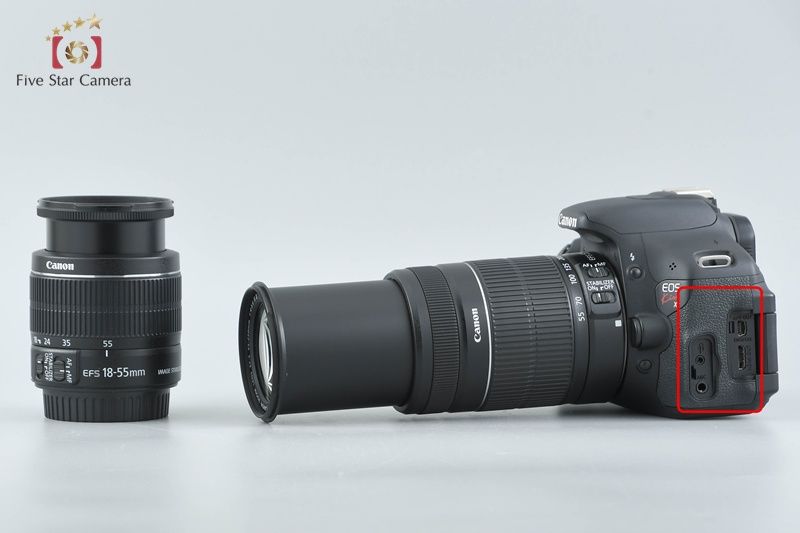  Canon キヤノン EOS Kiss X 5 ダブルズームレンズキット シャッター回数僅少 デジタル一眼レフカメラ デジタル一眼レフ デジタルカメラ