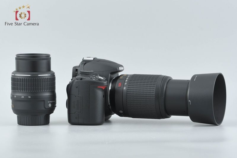 Nikon ニコン 【中古】Nikon ニコン D5000 ダブルズームレンズキット 