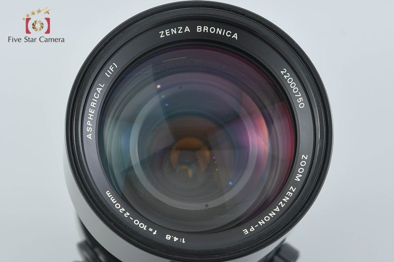 ZENZA BRONICA ゼンザブロニカ -PE 100-220 mm f|4.8 Aspherical IF ETR用 元 き ズームレンズ