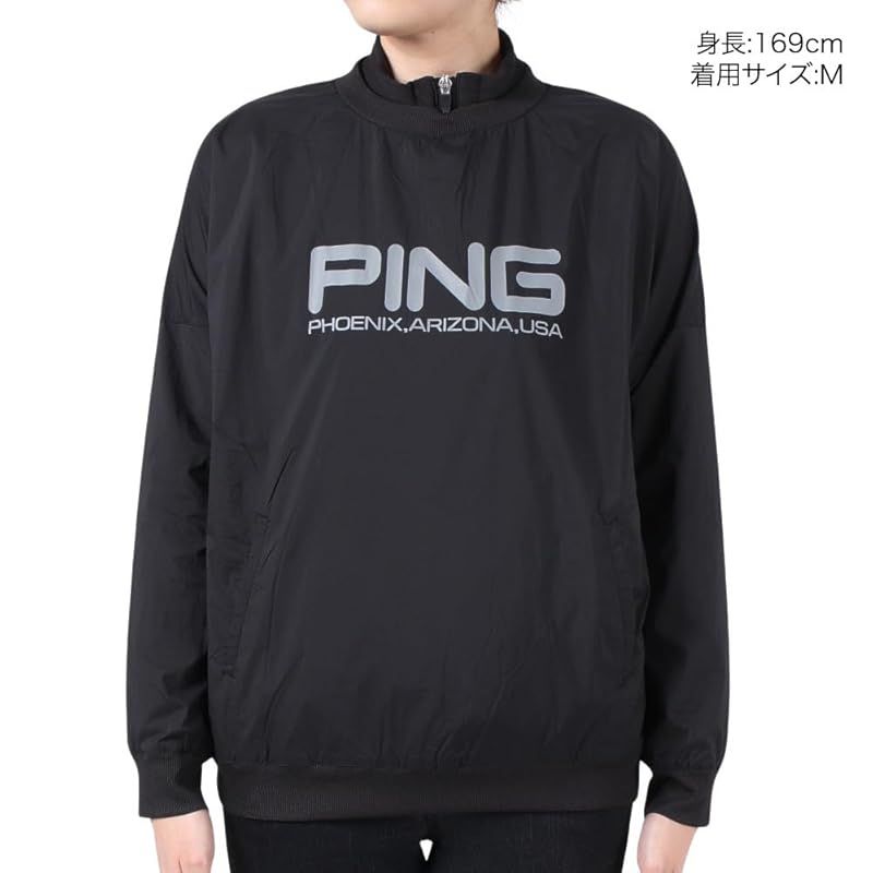 ピン アパレル レディース レイヤードブルゾン ストレッチ性 セット商品 | ゴルフ 622-3220900 010_ブラック L