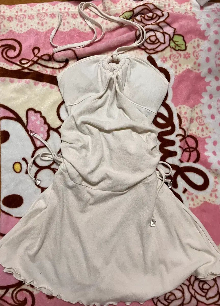 クラシック LIZ LISA アイボリー ホルターネック ONE PIECE ギャル 日本 ヴィンテージ Babymetalclub