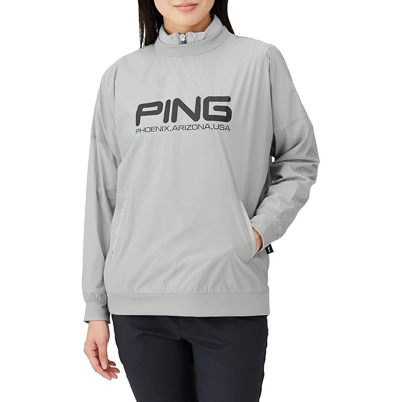 ピン アパレル レディース レイヤードブルゾン ストレッチ性 セット商品 | ゴルフ 622-3220900 020_グレー LL