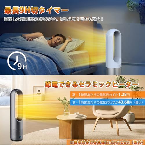 Hタイマー機能 100°自動首振り