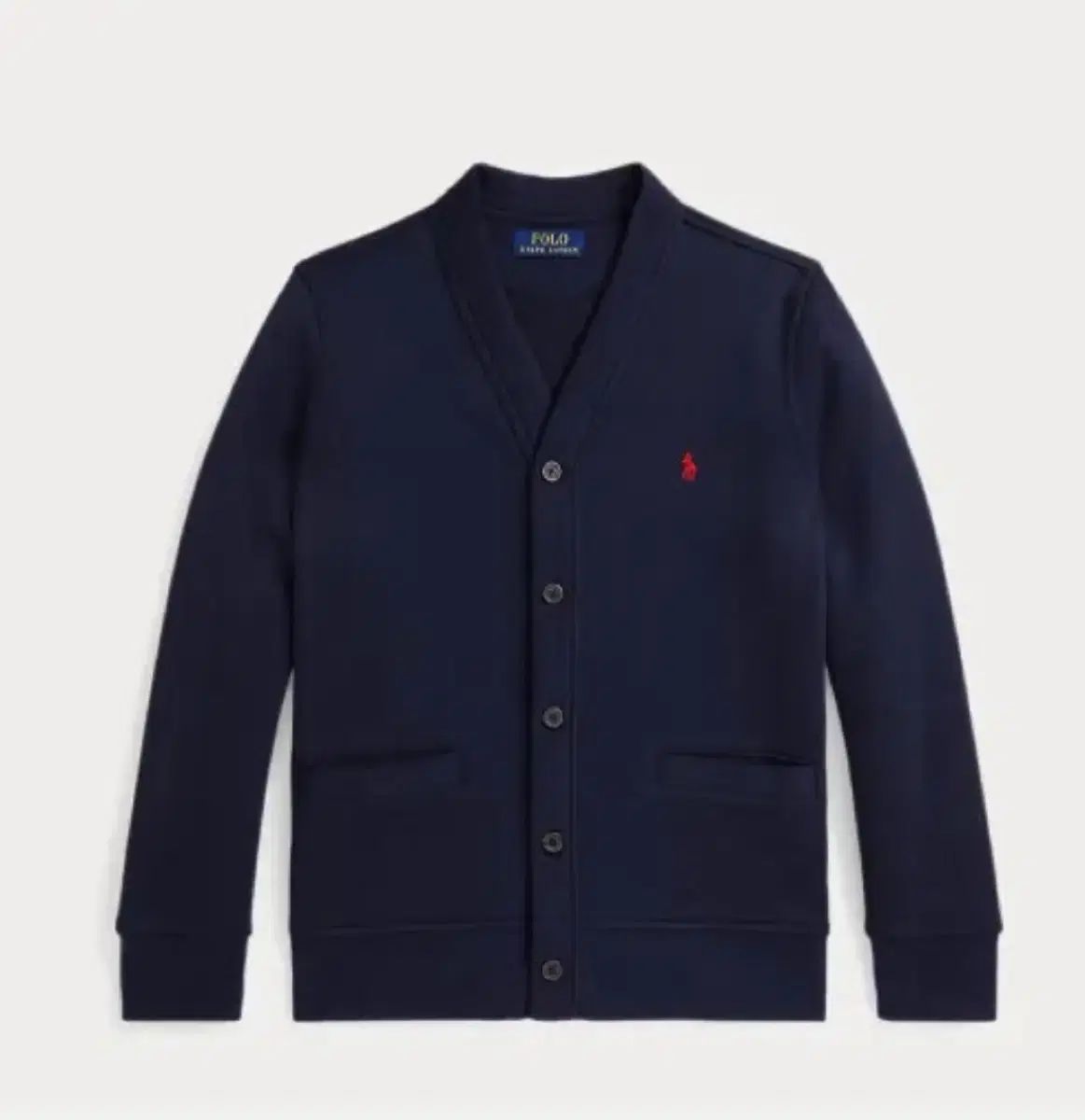 ポロ ボーイズ フリース カーディガン ネイビー XL