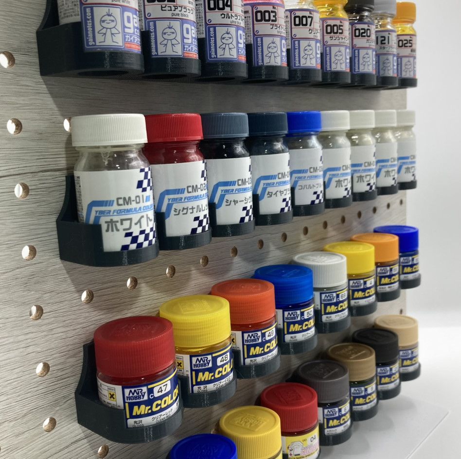 パンチングボード用 塗料瓶ホルダー セット