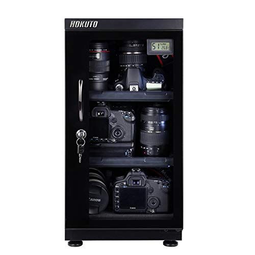HOKUTO 防湿庫 ドライボックス HS-51 L保管庫 カメラやレンズカビ対策 51 L m