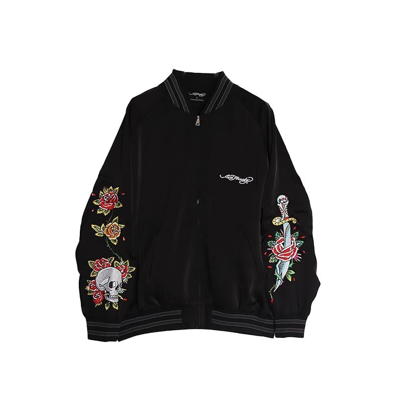 WESTSEA] 【Ed Hardy】エドハーディー スカジャン スタジャン ブルゾン