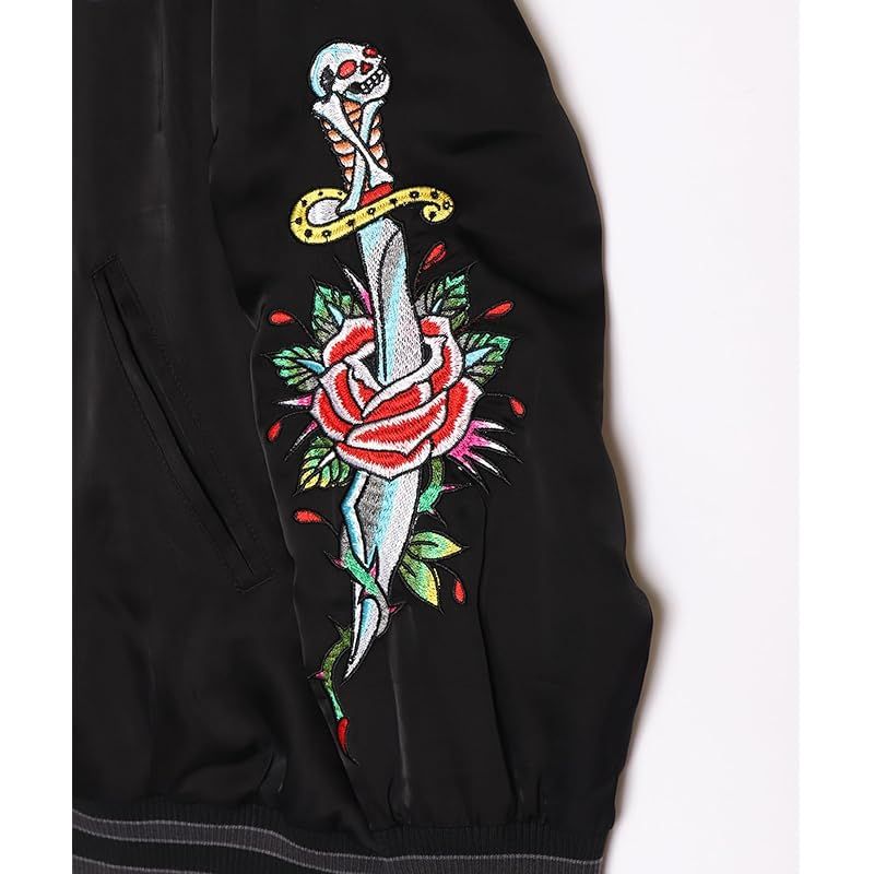 WESTSEA] 【Ed Hardy】エドハーディー スカジャン スタジャン ブルゾン 