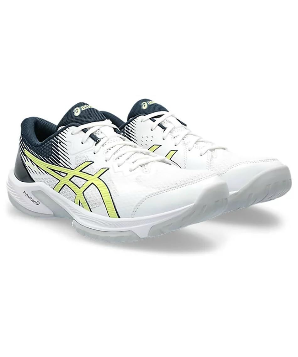 アシックス ハンドボールシューズ BEYOND FF ユニセックス大人 100 ホワイト|グローイエロー 27.5 cm 2 E