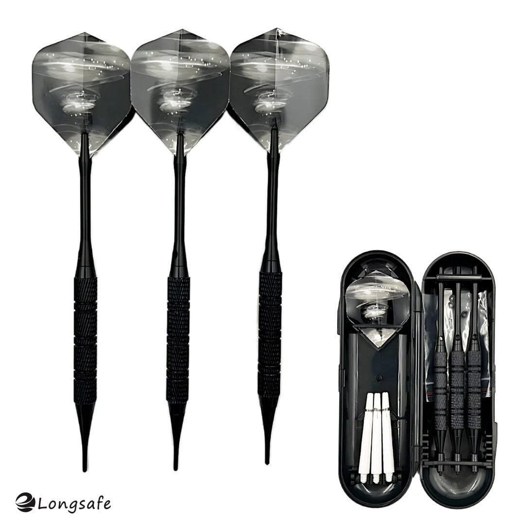 フライト バレル チップ 黒 ダーツ 2BA 対応 フェニックス ソフト