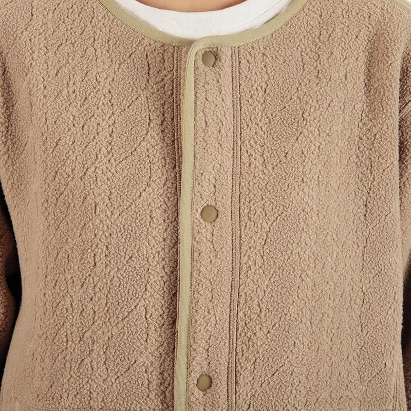  Foxfire フォックスファイヤー ケーブルフリースブルゾン カプチーノ S IoTデバイス(スマートデバイス) スマホ タブレット パソコン