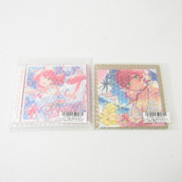 品 ホロライブ さくらみこ 1 st EP heart connect CD | 箔押し複製サイン-メッセージ入り カード 2点 まとめ セット N 10244