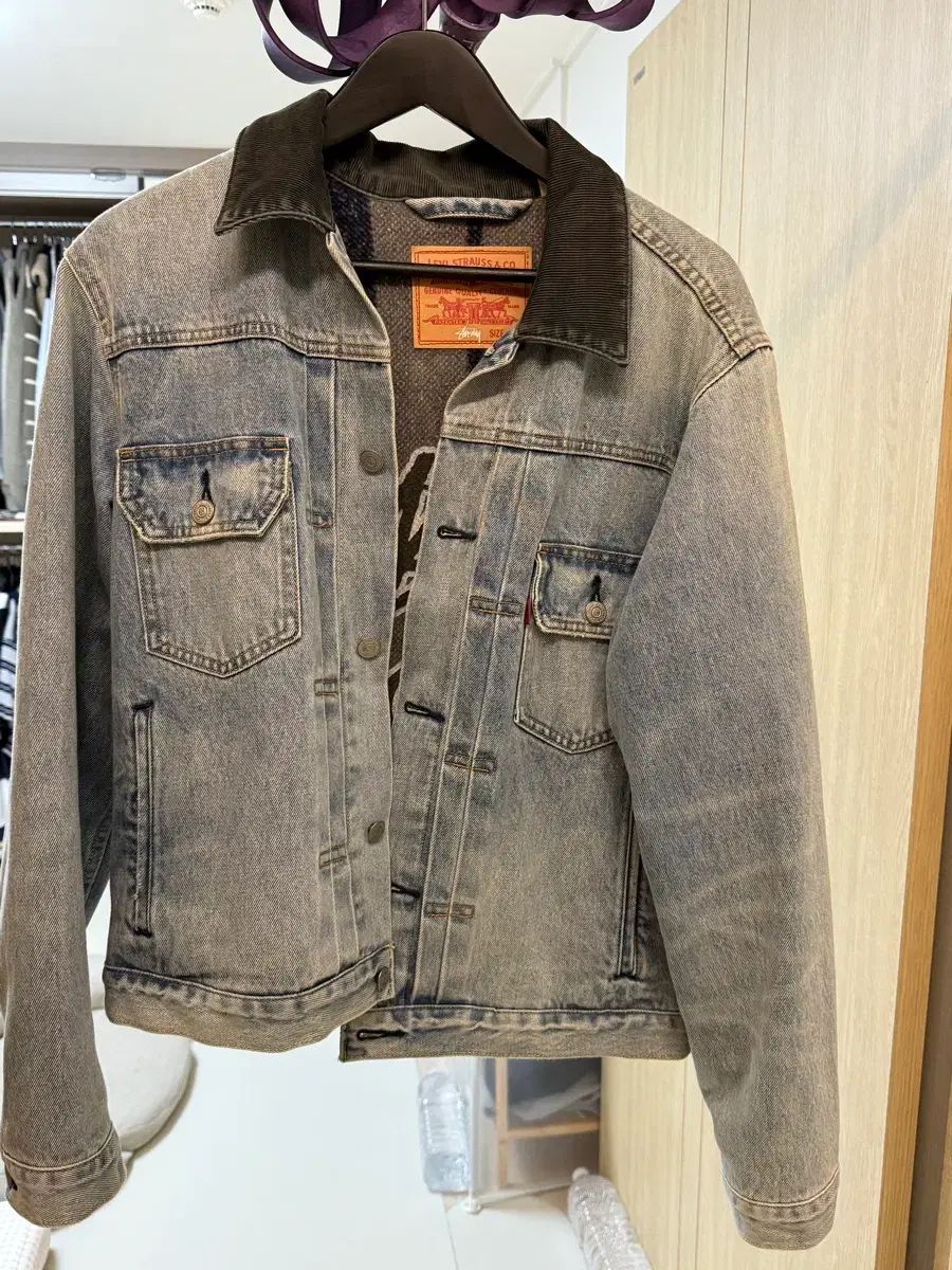 STUSSY LEVI S デニムジャケット M
