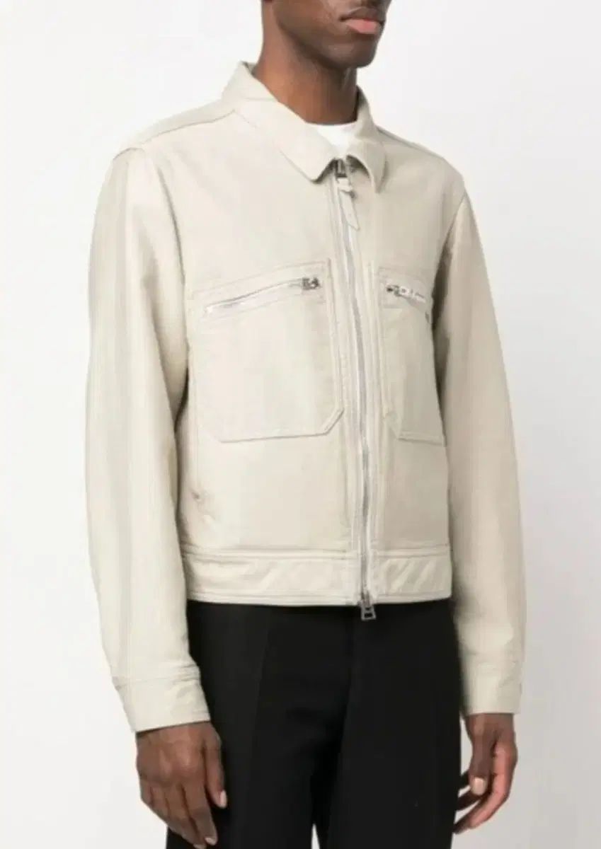 TOM FORD ブラッシュド コットン トラッカー ウビン ジャケット