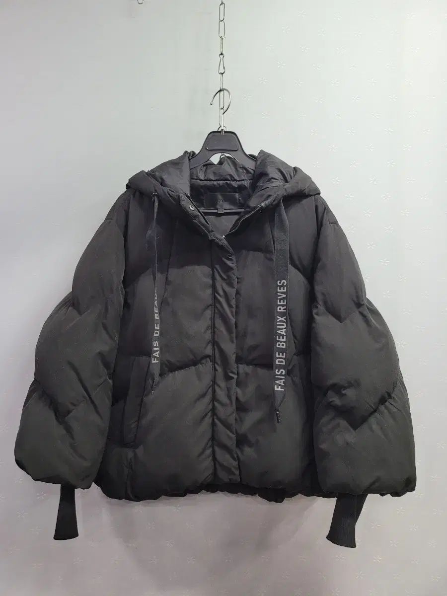 OZOC フード ダウン ブラック 66 77