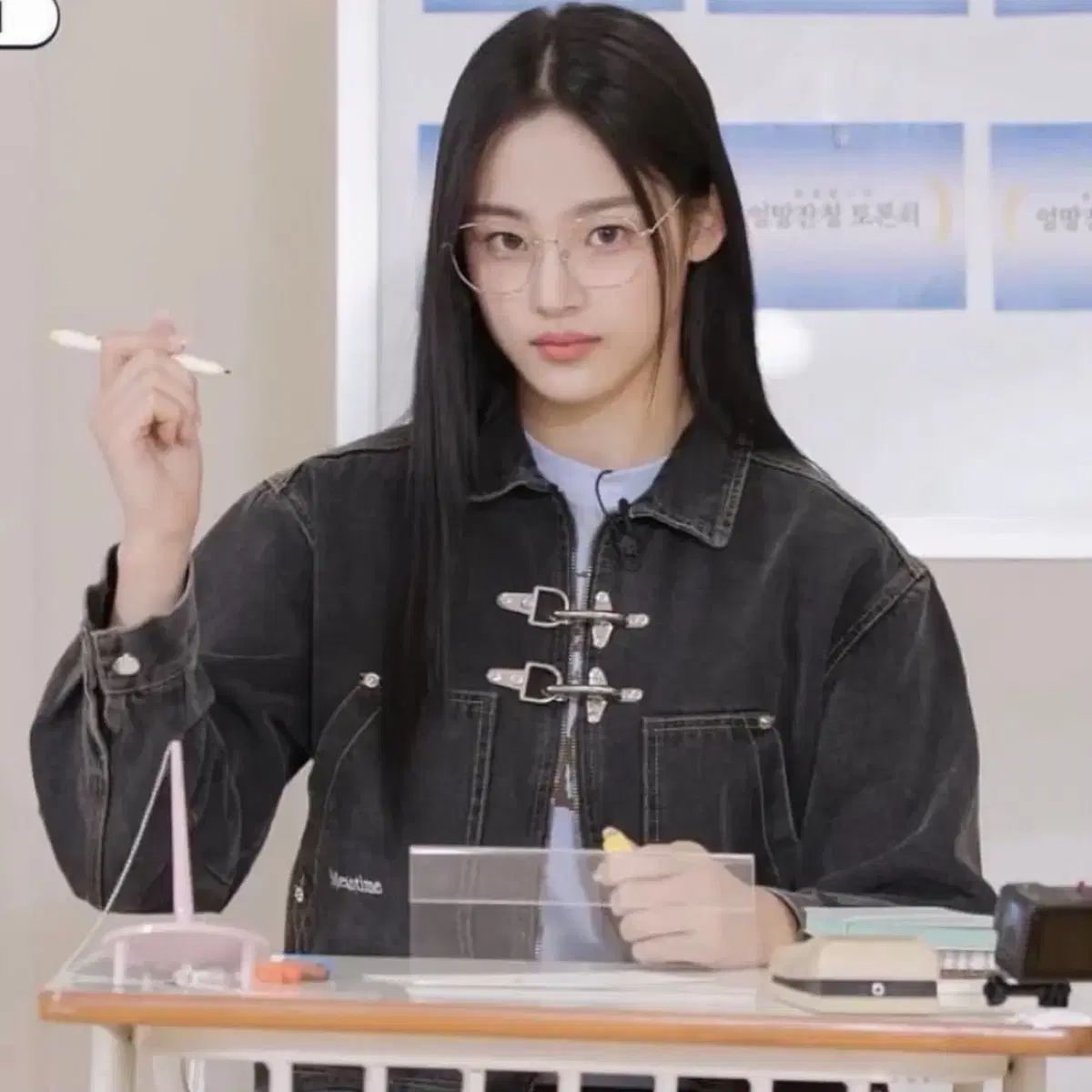 ミント TIME デニム ジャケット ブラック 2