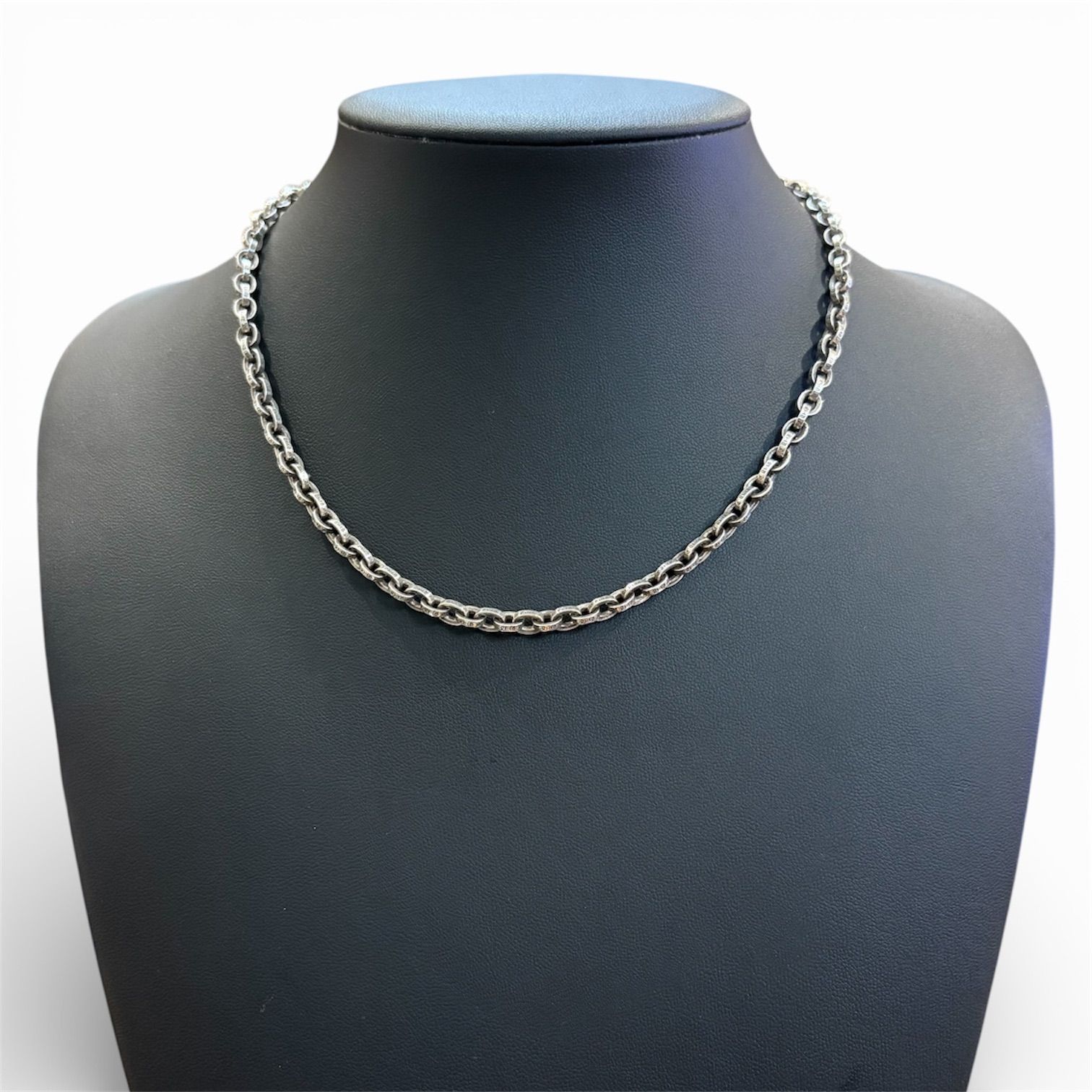 Chrome Hearts クロムハーツ PAPER CHAIN R 18 ペーパー チェーン シルバー ネックレス