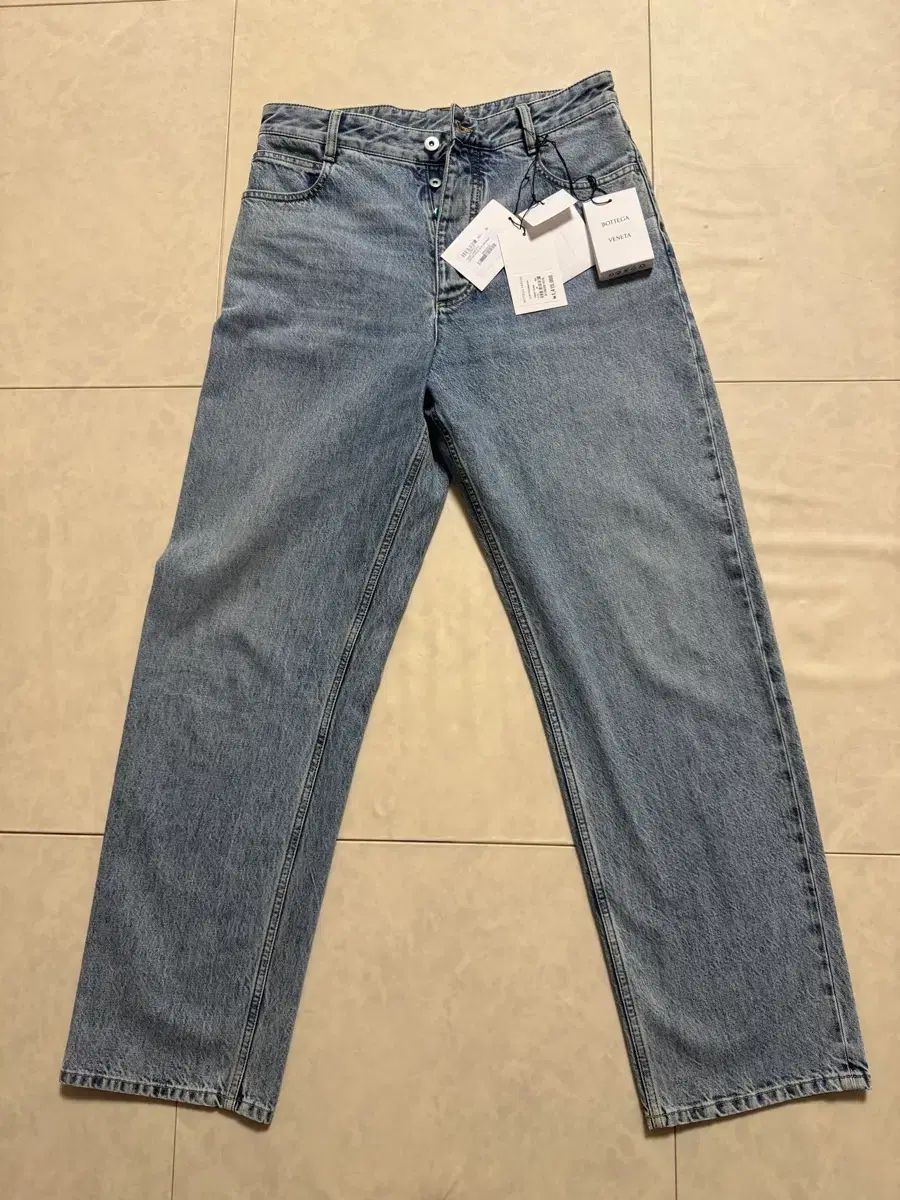 ボッテガ ヴェネタ 24 ss ワイド ライトブルー デニム 46 30 32 オススメ